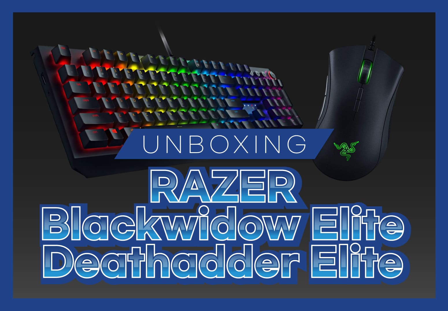 Razer Blackwidow Elite & Deathadder Elite 썸네일